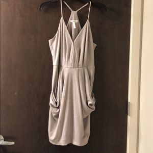 BCBG champagne mini dress